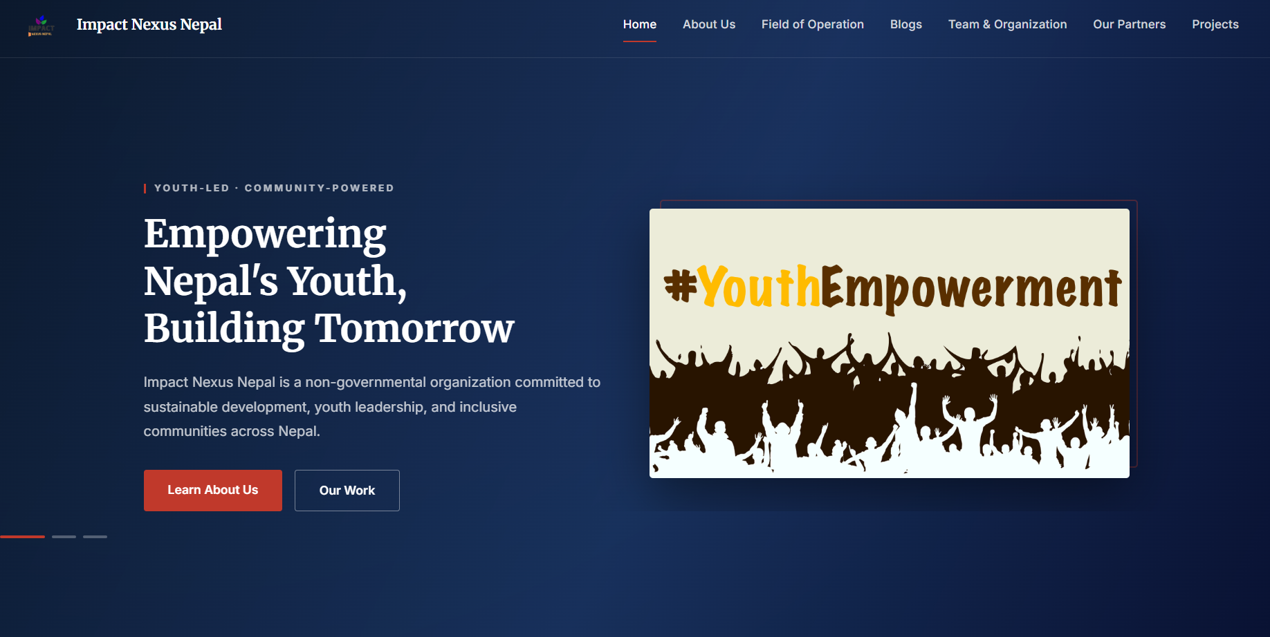 Impact Nexus Nepal Website